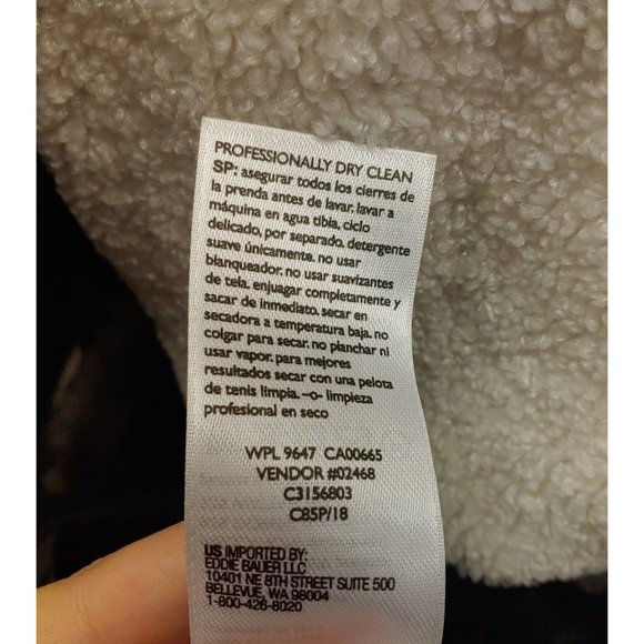 EDDIE BAUER Women Down Jacket 650 Fill Power--Black - Picture 8 of 9